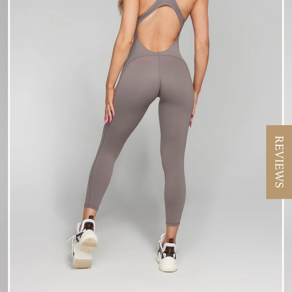 Women's Taupe Jumpsuit